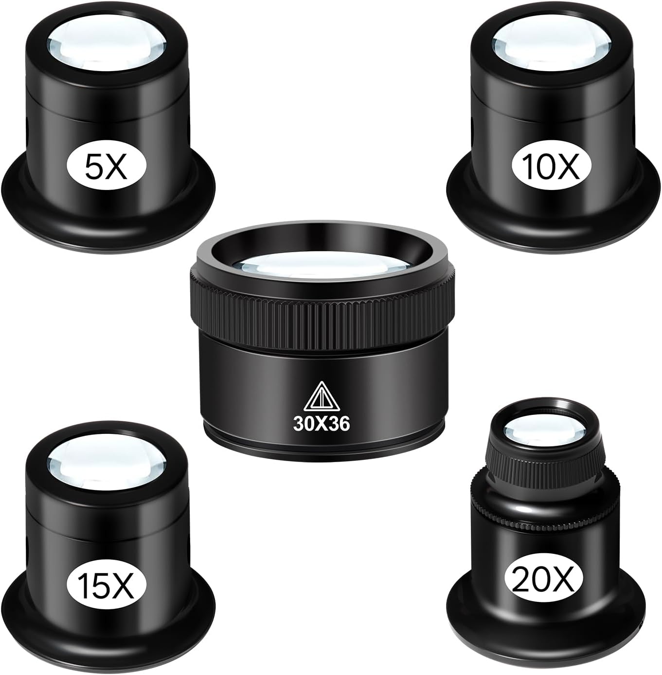 Eye Piece Magnifier - Conjunto de 5 Lentes de Aumento