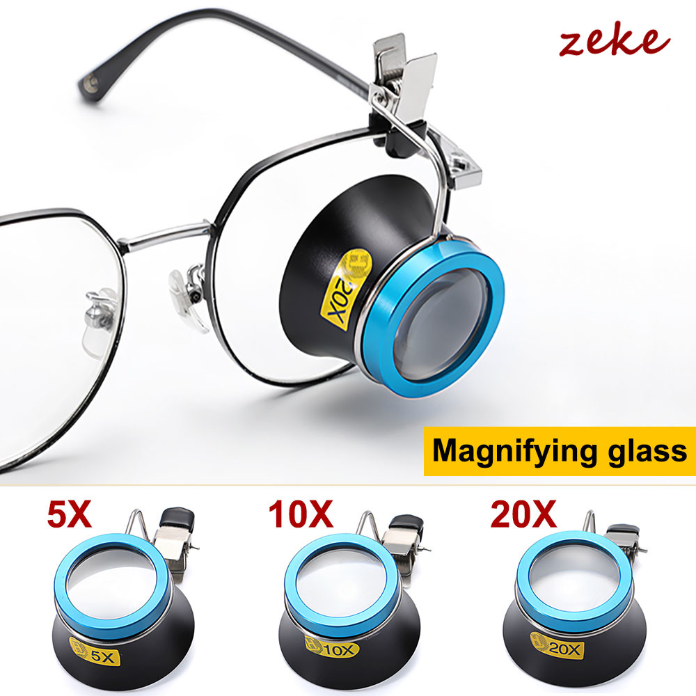 Eye Piece Magnifier - 20x 10x 5x lupa de óculos