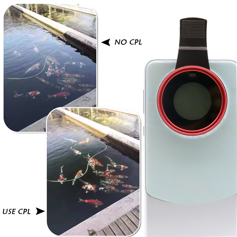 Photography Is - Filtro CPL Anti-reflexo 52mm 67mm Polarizador