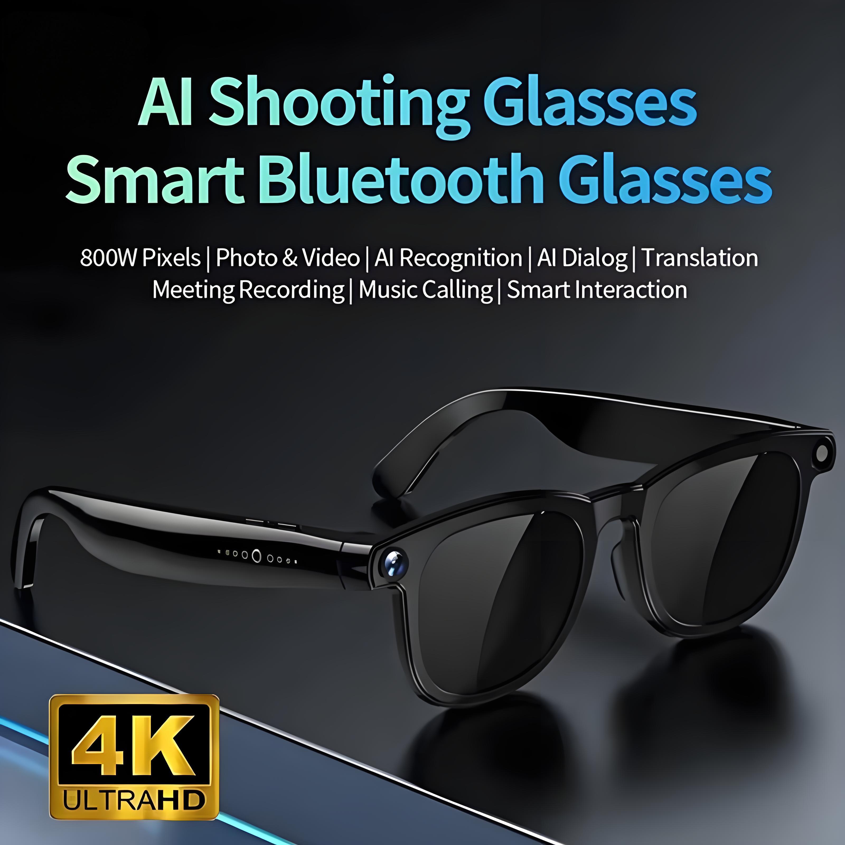 Photography With Ai - Novo ai óculos inteligentes 800w câmera