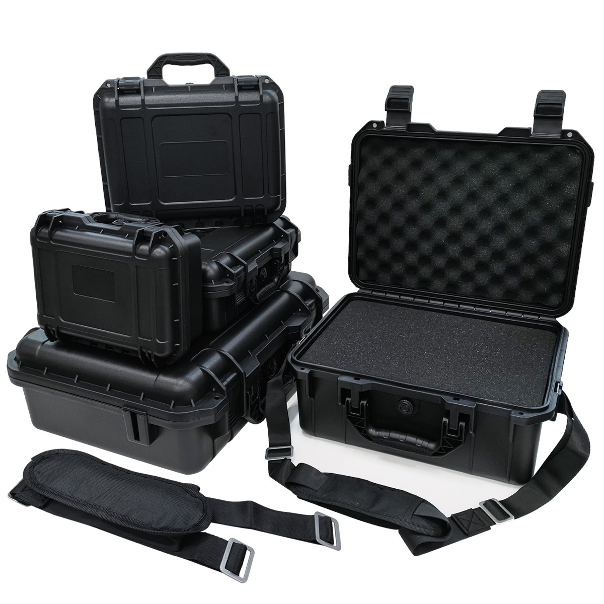 Photography Equipment - Estojo rígido para equipamento com esponja
