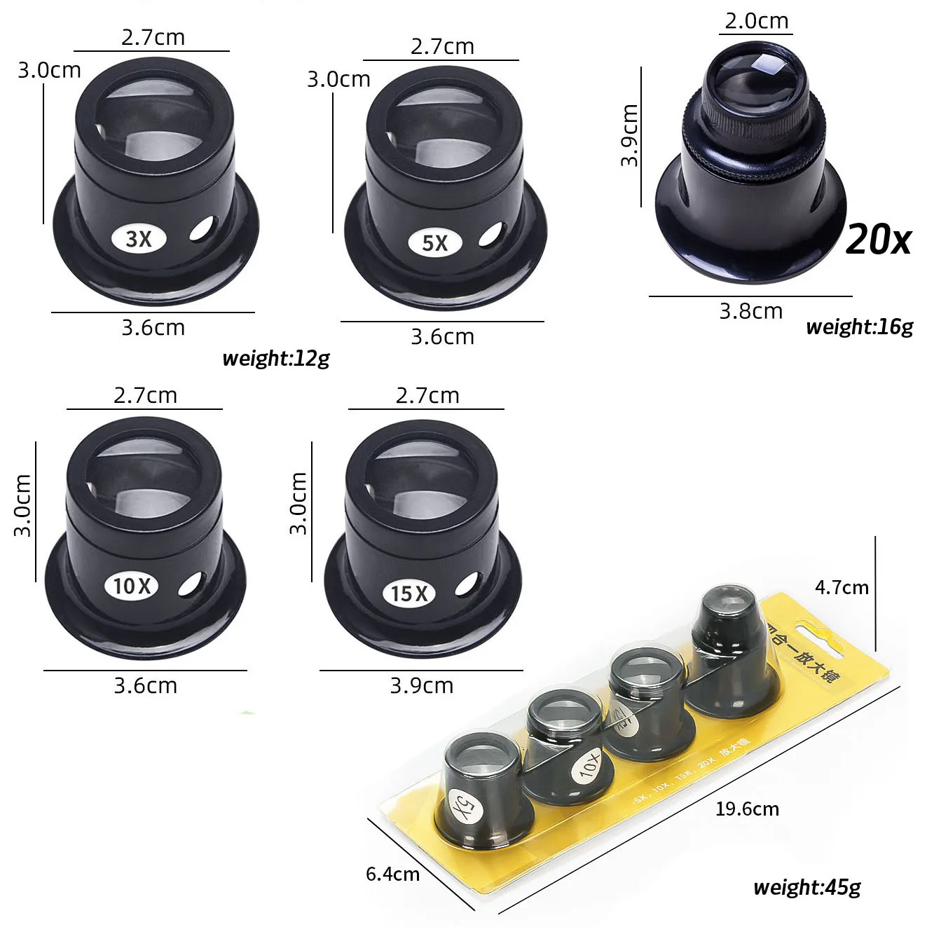 Lupa de reparo de movimento de - Eye Piece Magnifier avaliação e preço