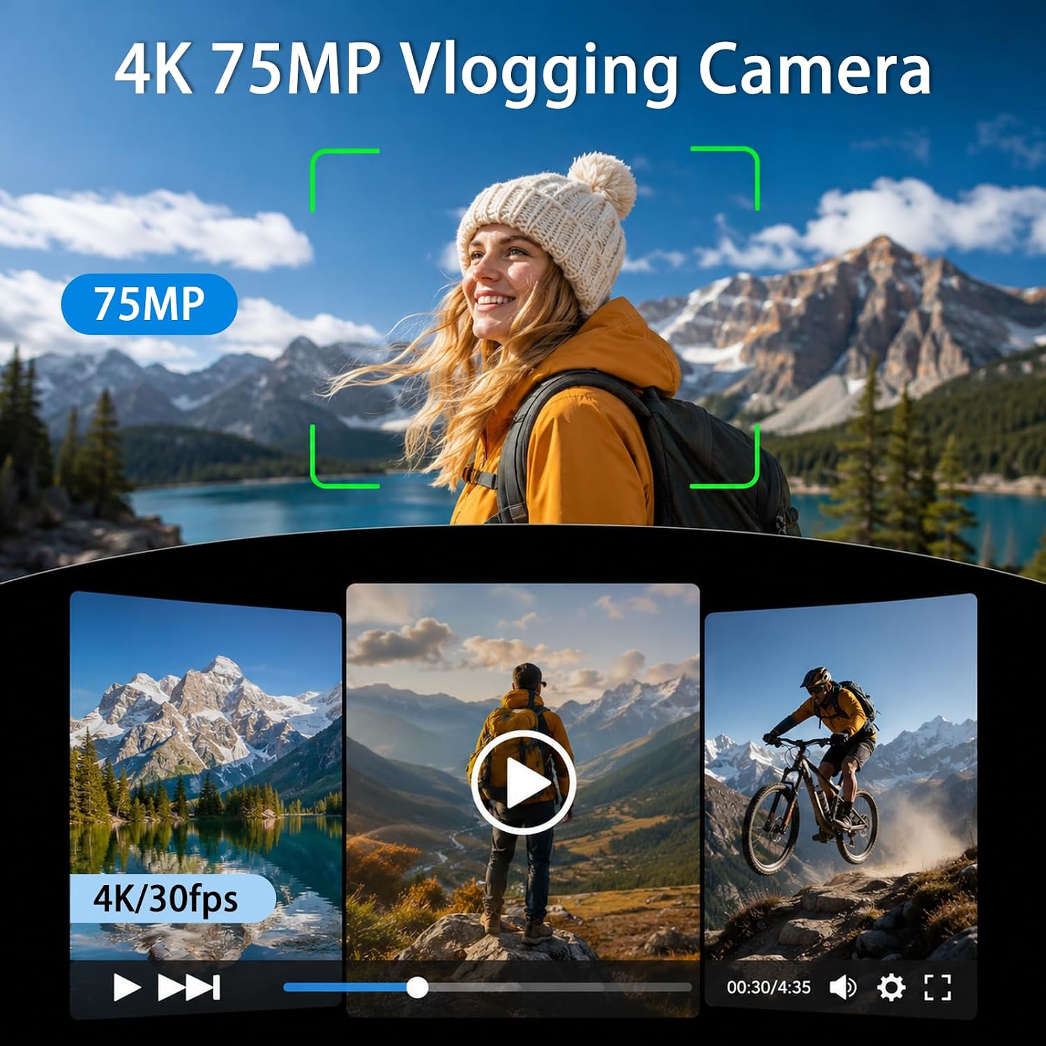 Câmera de Vlogging Portátil 4K - Photography Term avaliação e preço