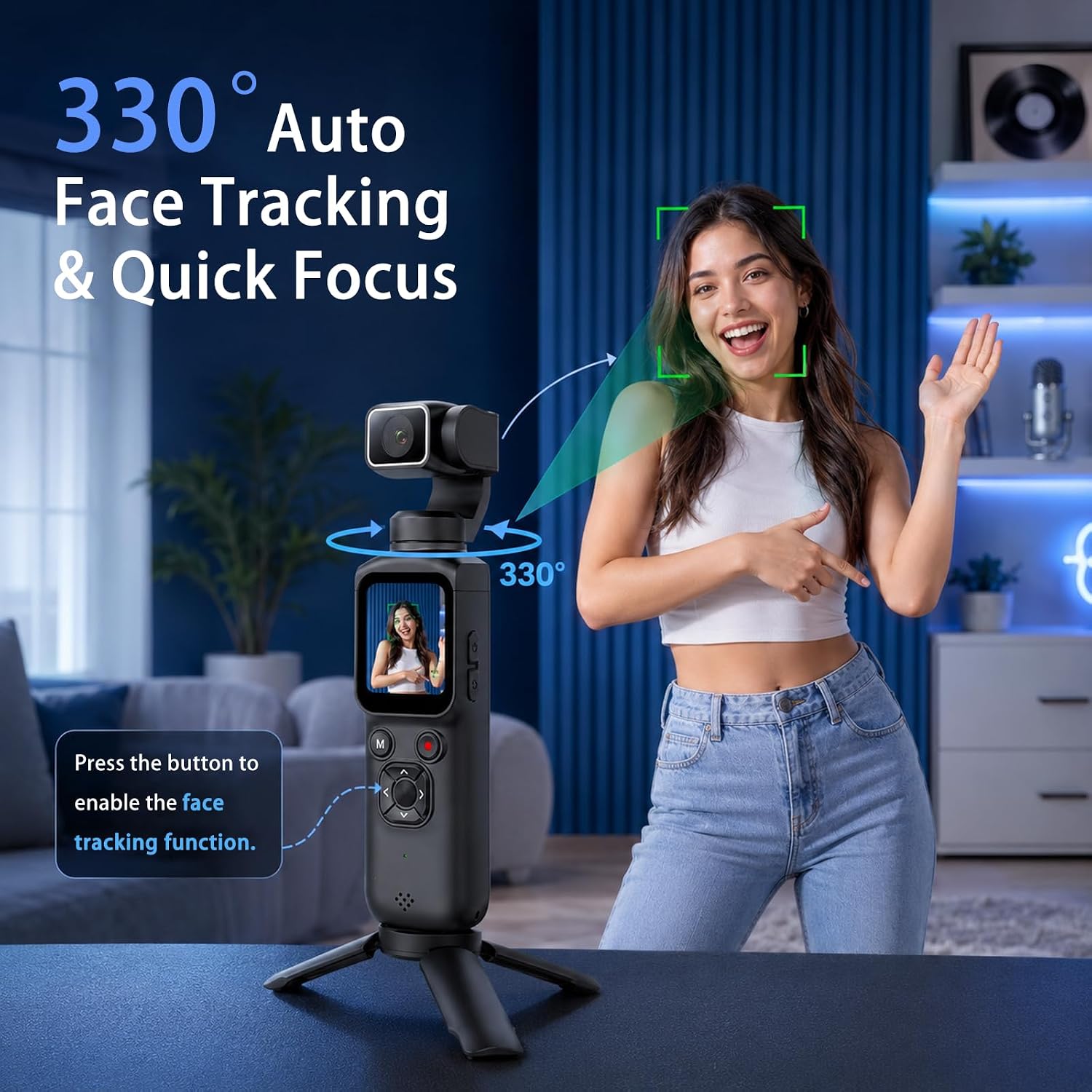 Câmera de Vlogging Portátil 4K - Photography Term avaliação e preço