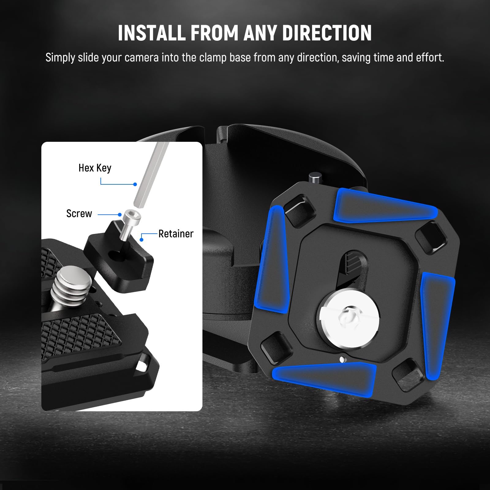 Neewer GM47 Kit de placa de li - Peak Design Clip avaliação e preço