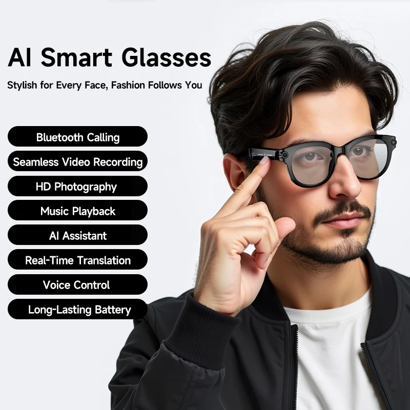 Óculos Inteligentes AI 2026 8K - Photography With Ai avaliação e preço