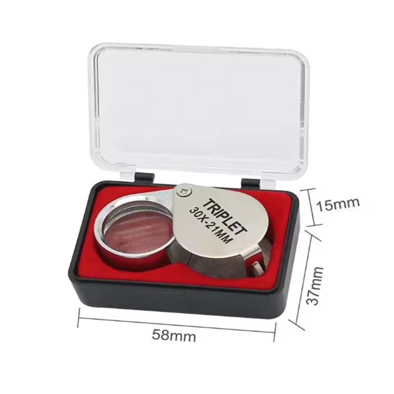 Lupa portátil de metal 30X par - Eye Piece Magnifier avaliação e preço