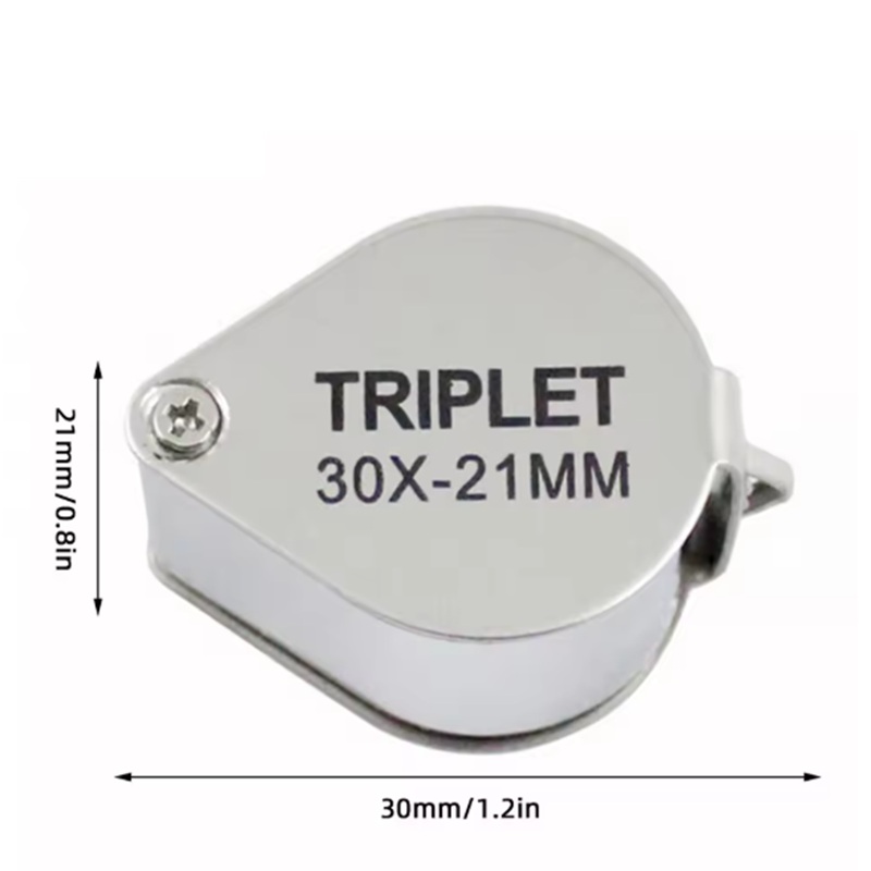 Lupa portátil de metal 30X par - Eye Piece Magnifier avaliação e preço